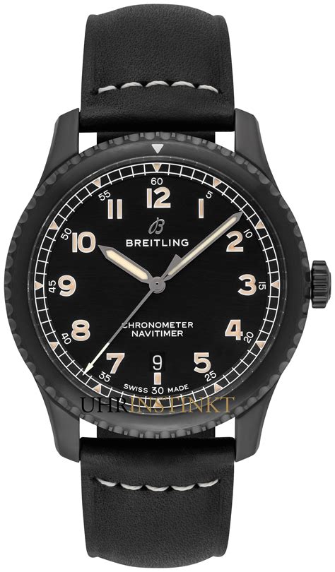 breitling navitimer 8 41 black steel|breitling navitimer 41 automatic.